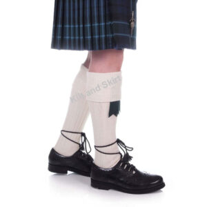 White Kilt Hose