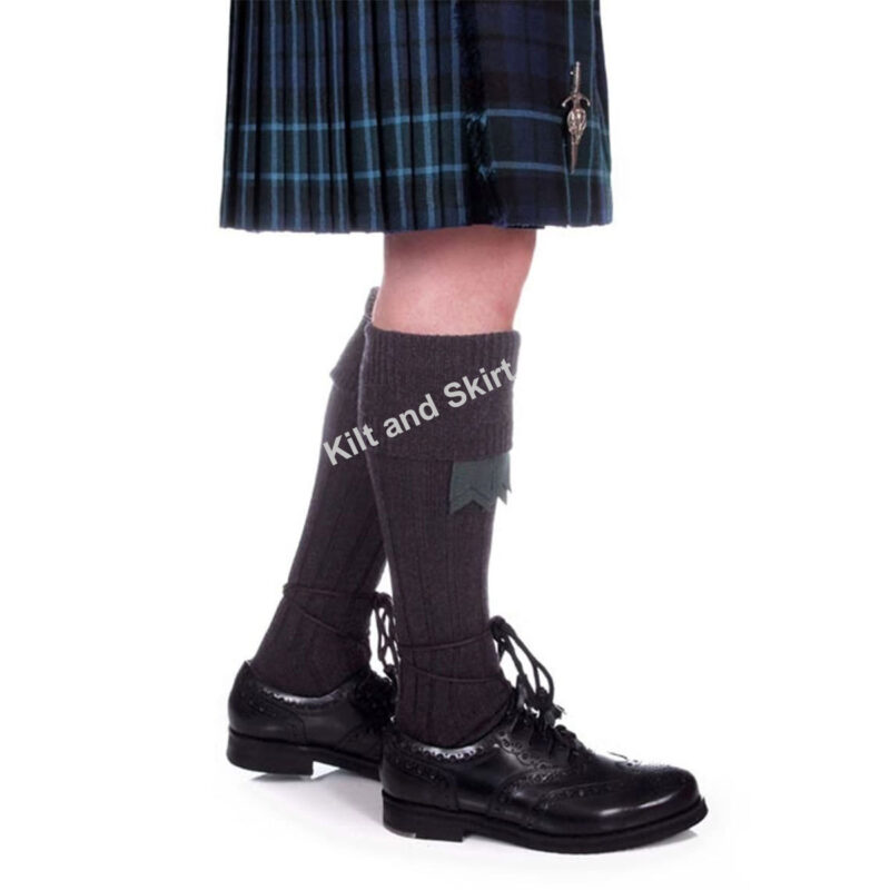 Charcoal Grey Kilt Hose