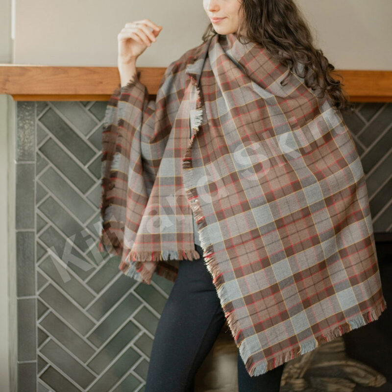Fraser Modern Tartan Shawl