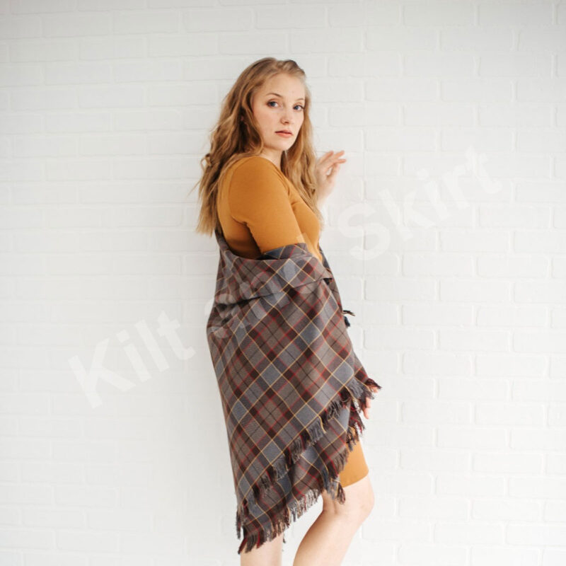 Fraser Modern Tartan Shawl
