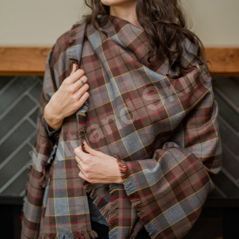 Fraser Modern Tartan Shawl - Image 2