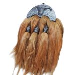 Full Dress Sporran Highland Coo Head Cantle with Engraving Caps
