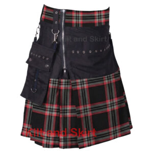 Witches of Scotland Tartan Modern Durable Utility Kilt